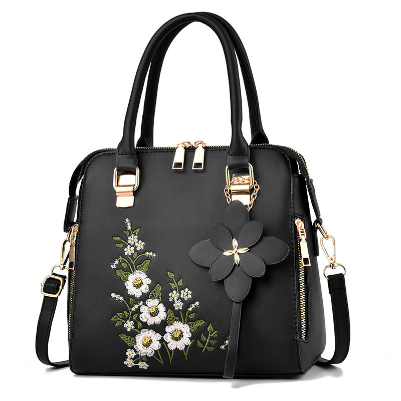 Fashion Flowers Embroidered Handbag Women Shoulder Messenger Bags Fashion Flowers Embroidered Handbag Women Shoulder Messenger Bags
